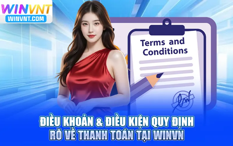 Điều khoản và điều kiện quy định rõ về thanh toán tại WInvn